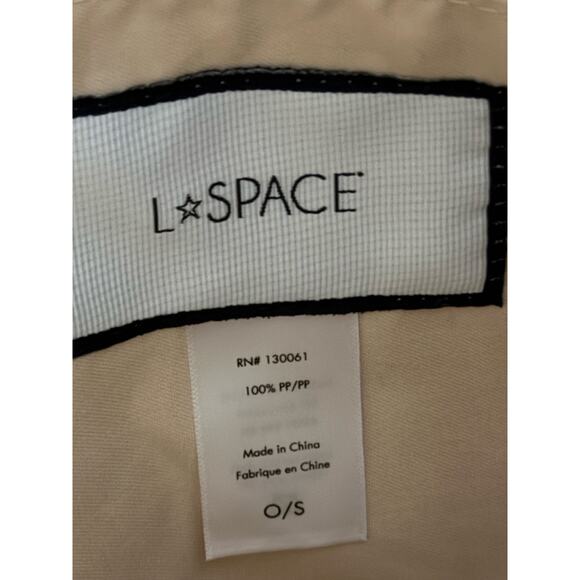 NWT L*SPACE Jasper Tote Checkered gold white Bag NEW - Picture 10 of 11